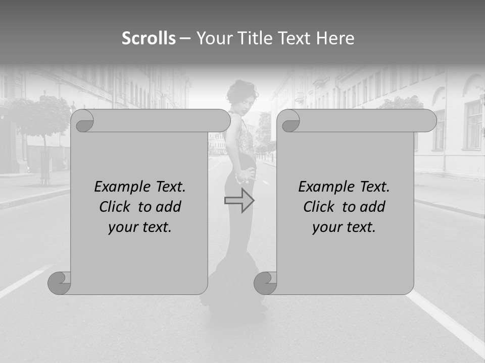 Glamour Fashionable Design PowerPoint Template