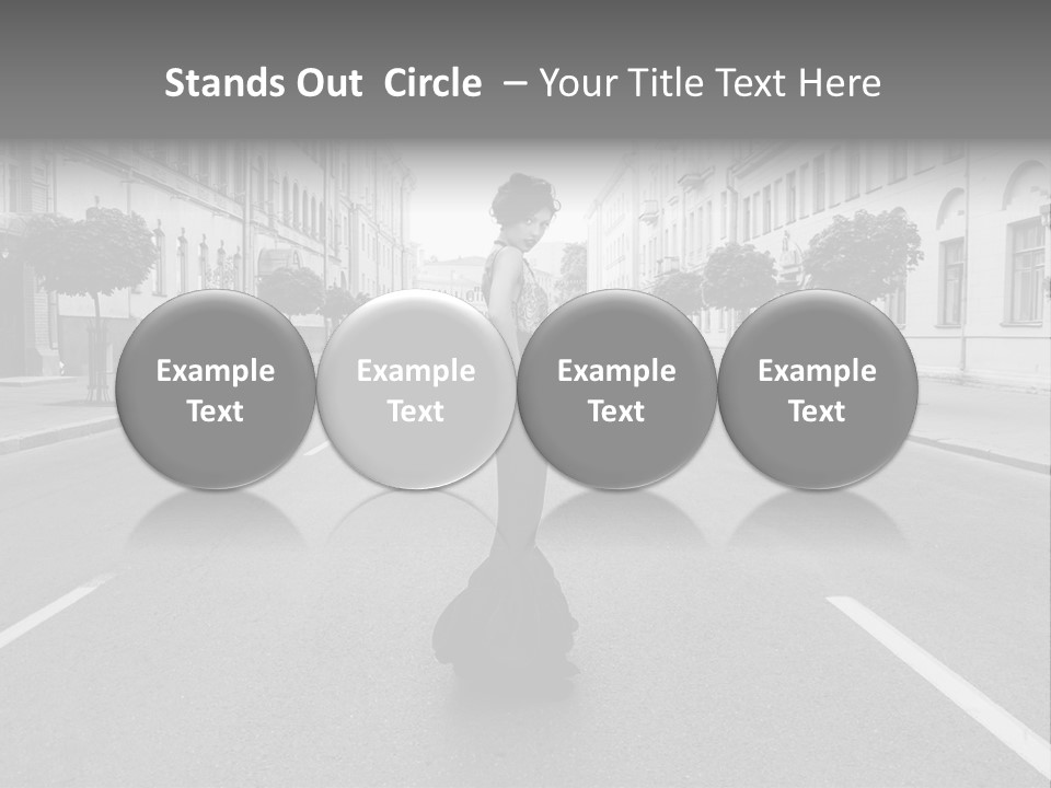 Glamour Fashionable Design PowerPoint Template