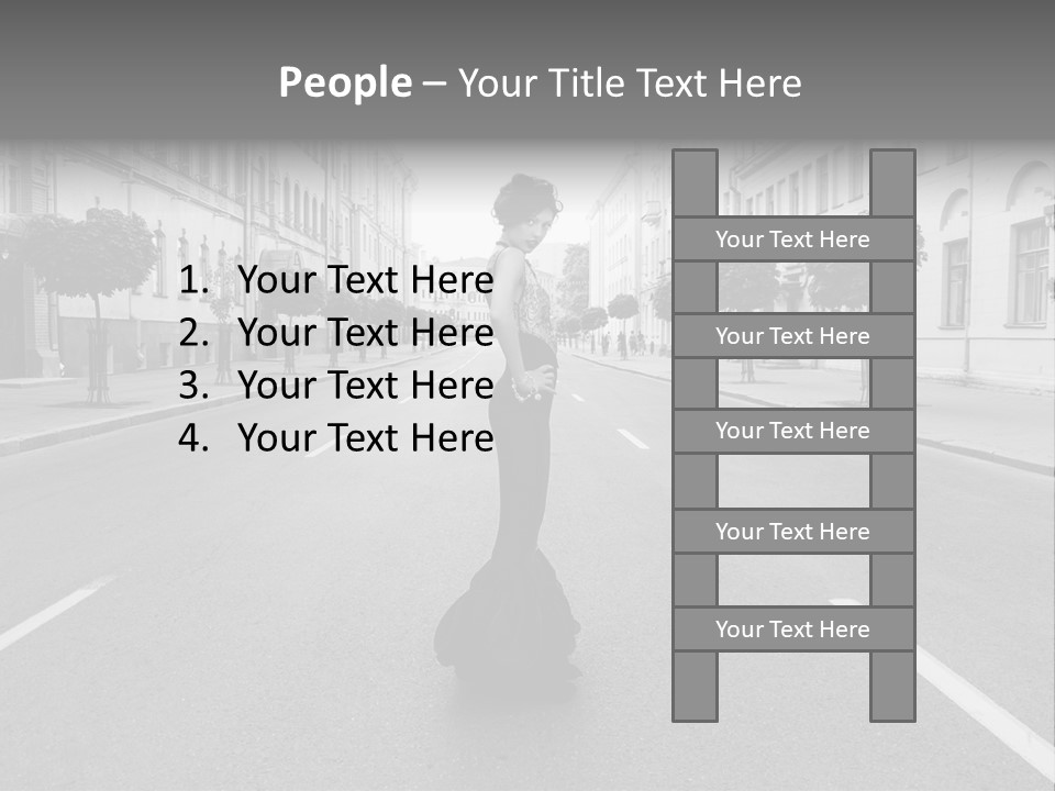 Glamour Fashionable Design PowerPoint Template