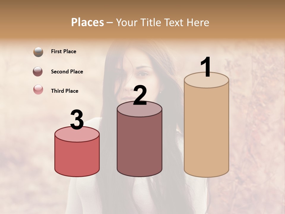 Rest Peaceful Model PowerPoint Template