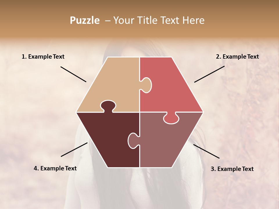 Rest Peaceful Model PowerPoint Template