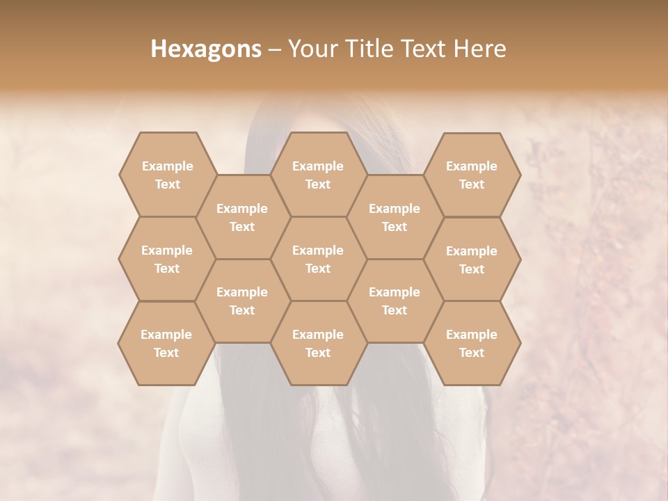 Rest Peaceful Model PowerPoint Template