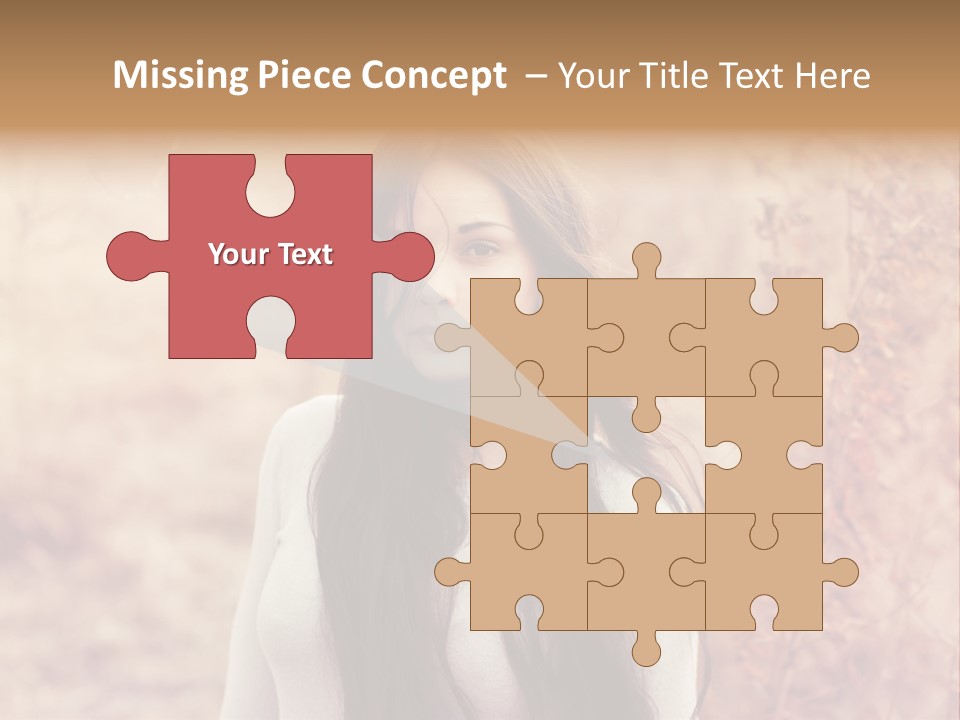 Rest Peaceful Model PowerPoint Template