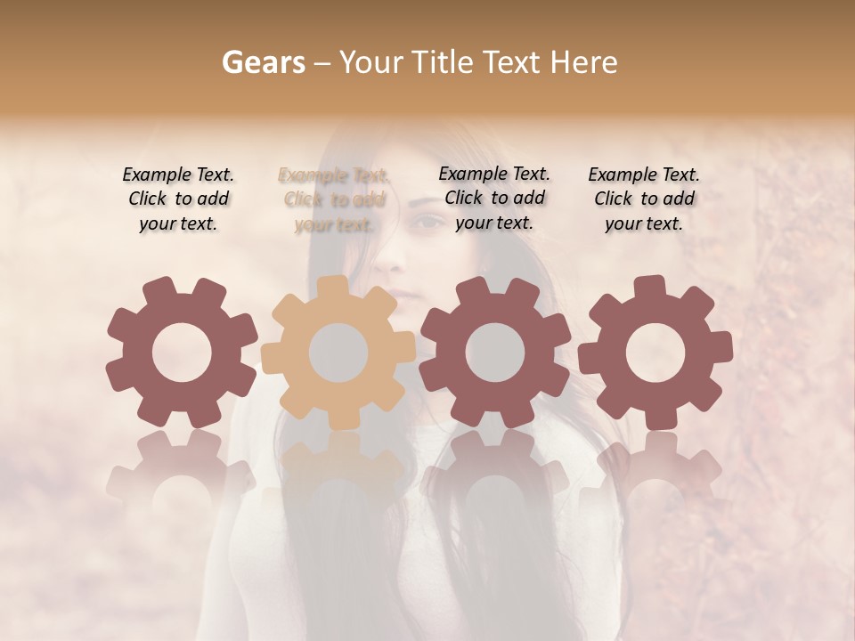 Rest Peaceful Model PowerPoint Template