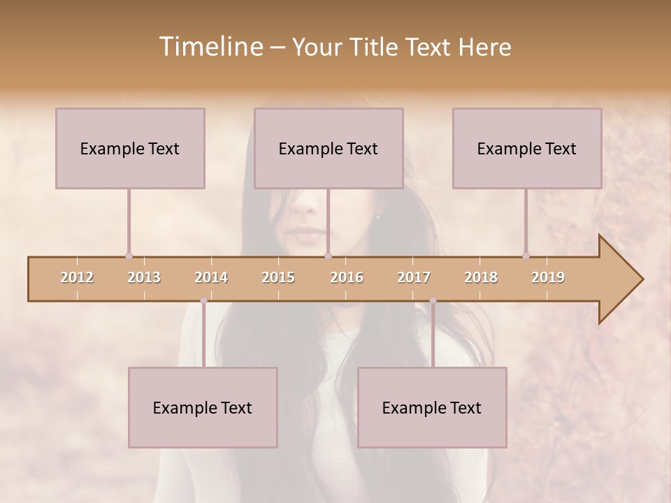 Rest Peaceful Model PowerPoint Template
