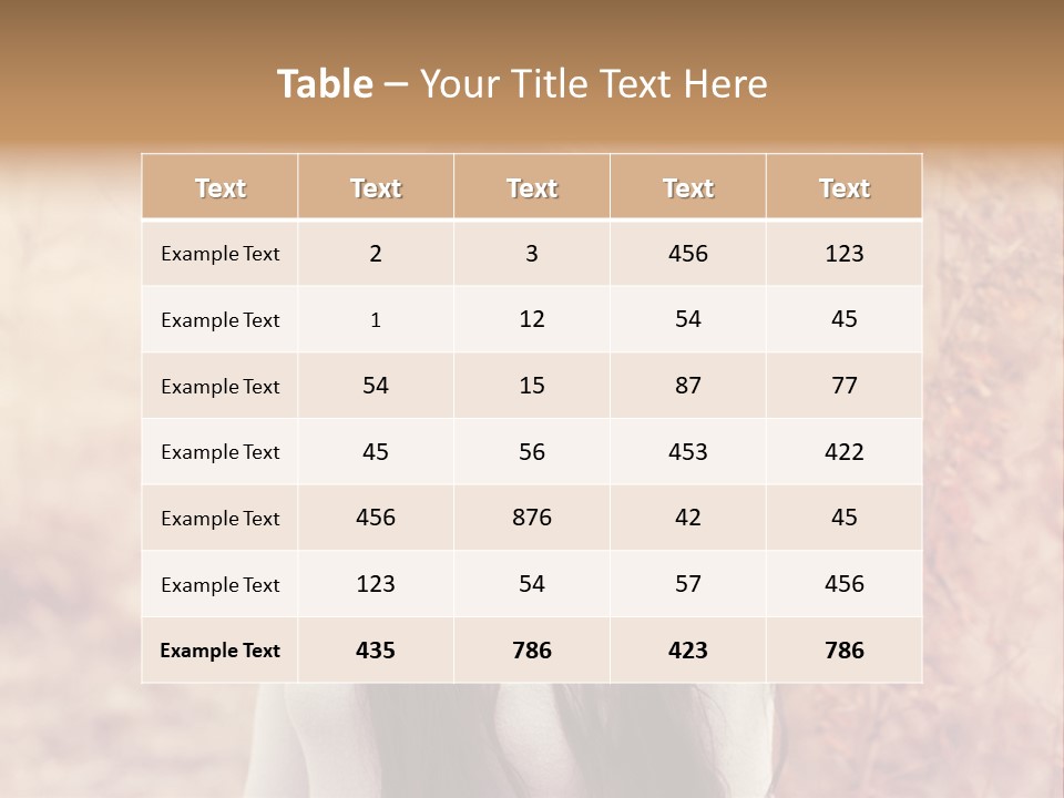 Rest Peaceful Model PowerPoint Template