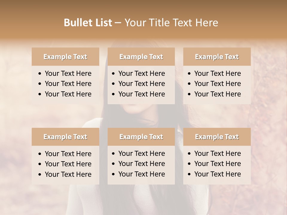 Rest Peaceful Model PowerPoint Template