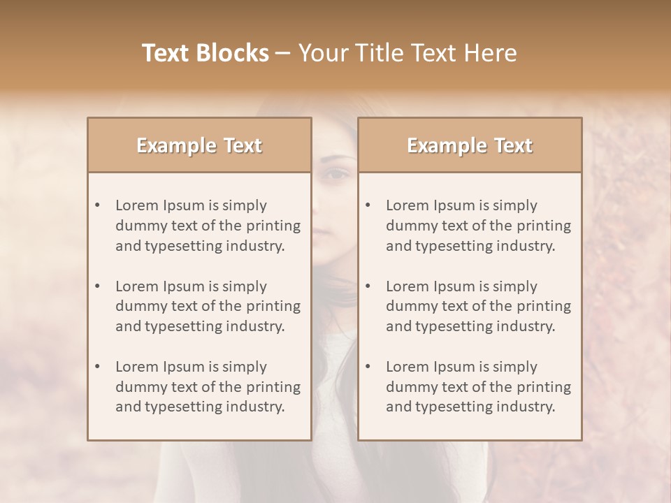 Rest Peaceful Model PowerPoint Template