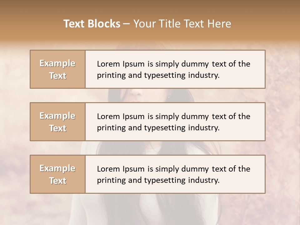 Rest Peaceful Model PowerPoint Template
