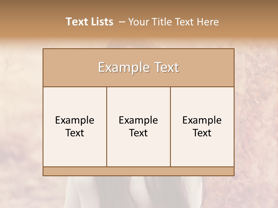 Rest Peaceful Model PowerPoint Template