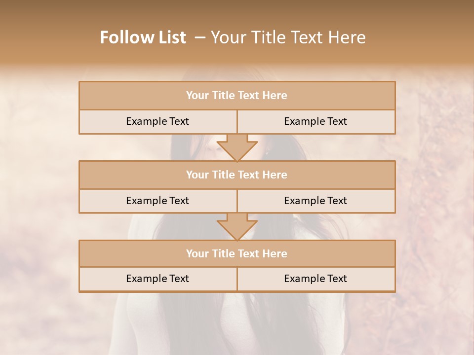 Rest Peaceful Model PowerPoint Template