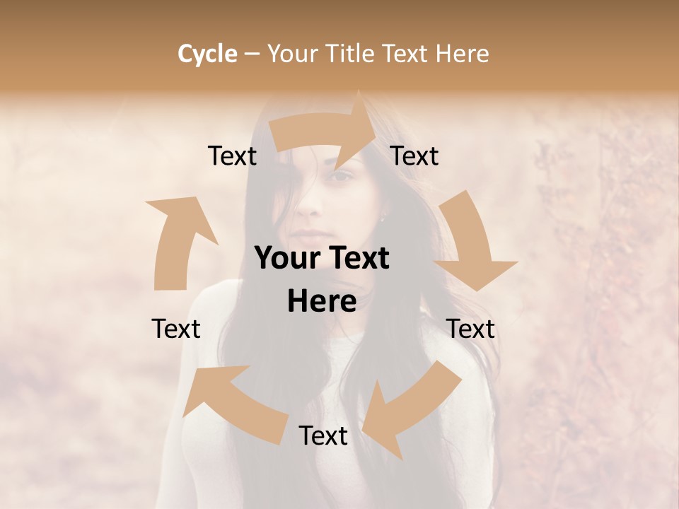 Rest Peaceful Model PowerPoint Template