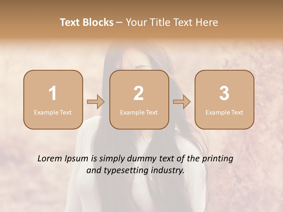 Rest Peaceful Model PowerPoint Template