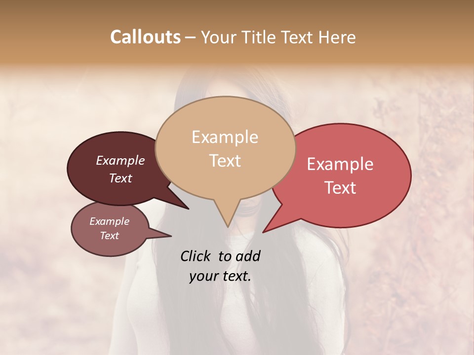 Rest Peaceful Model PowerPoint Template