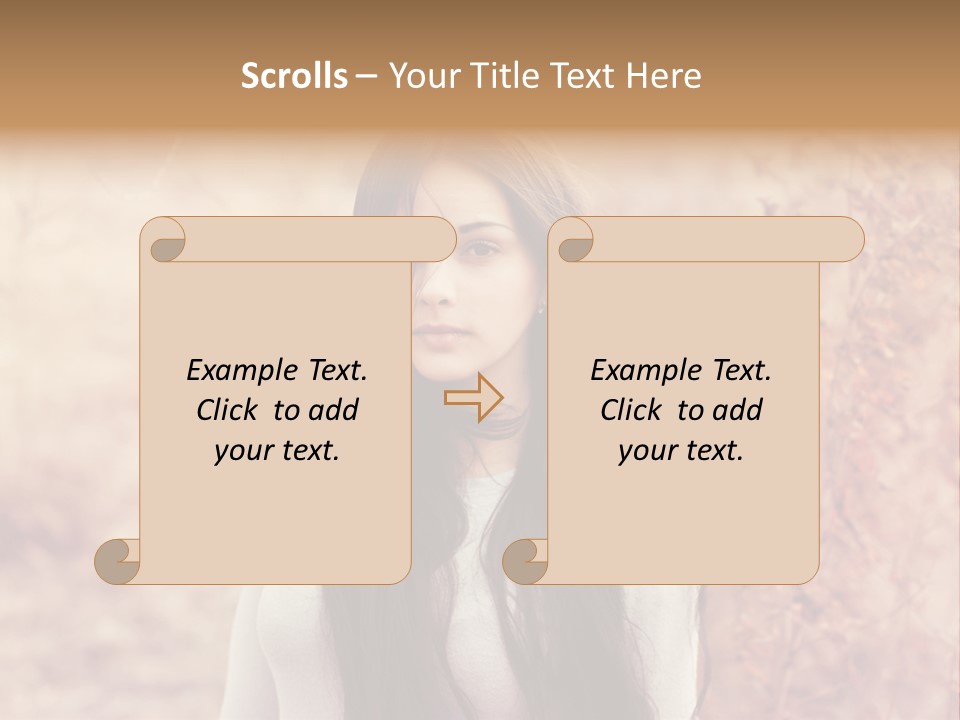 Rest Peaceful Model PowerPoint Template