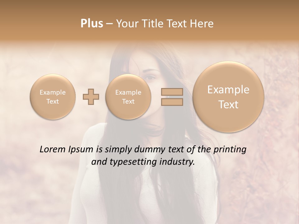 Rest Peaceful Model PowerPoint Template
