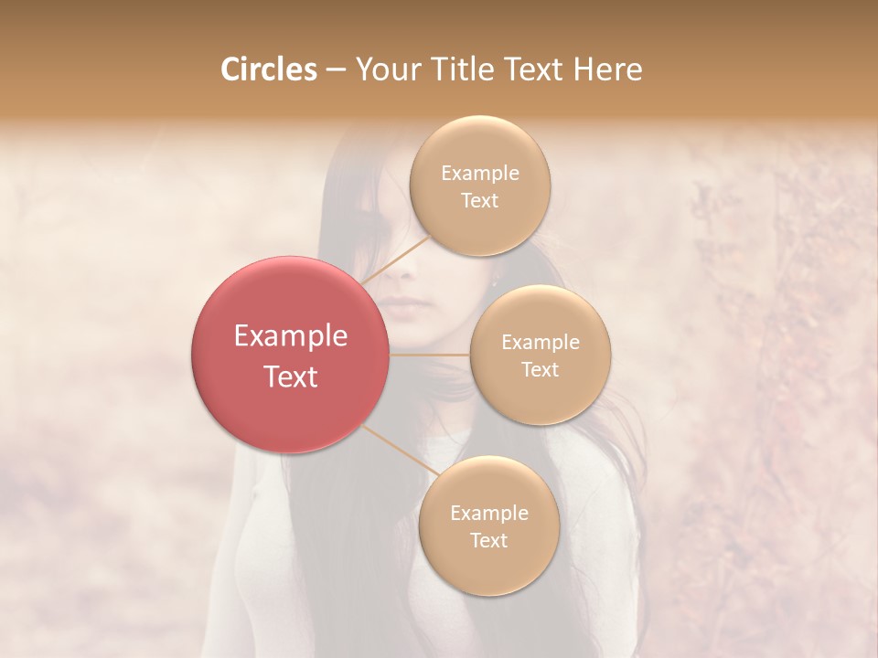 Rest Peaceful Model PowerPoint Template