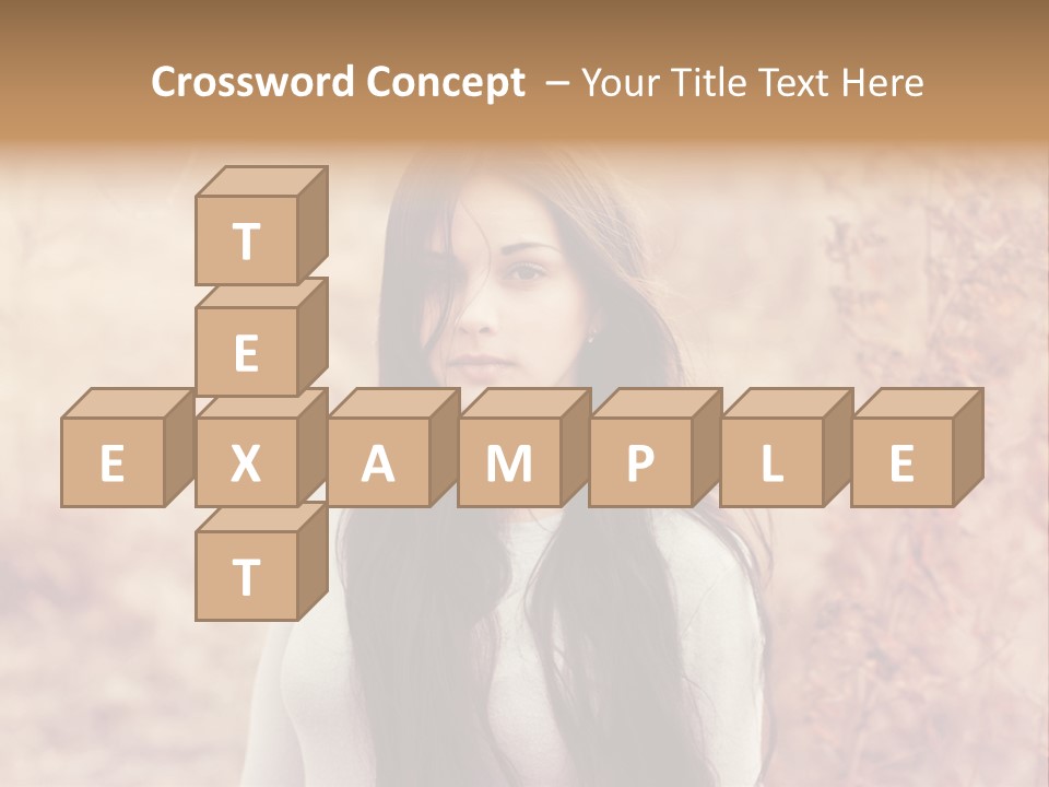 Rest Peaceful Model PowerPoint Template