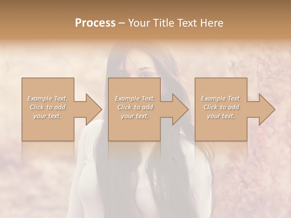Rest Peaceful Model PowerPoint Template