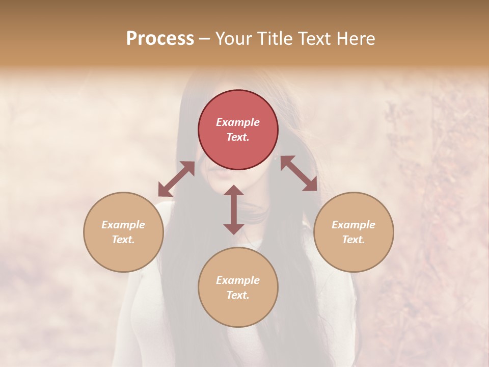 Rest Peaceful Model PowerPoint Template