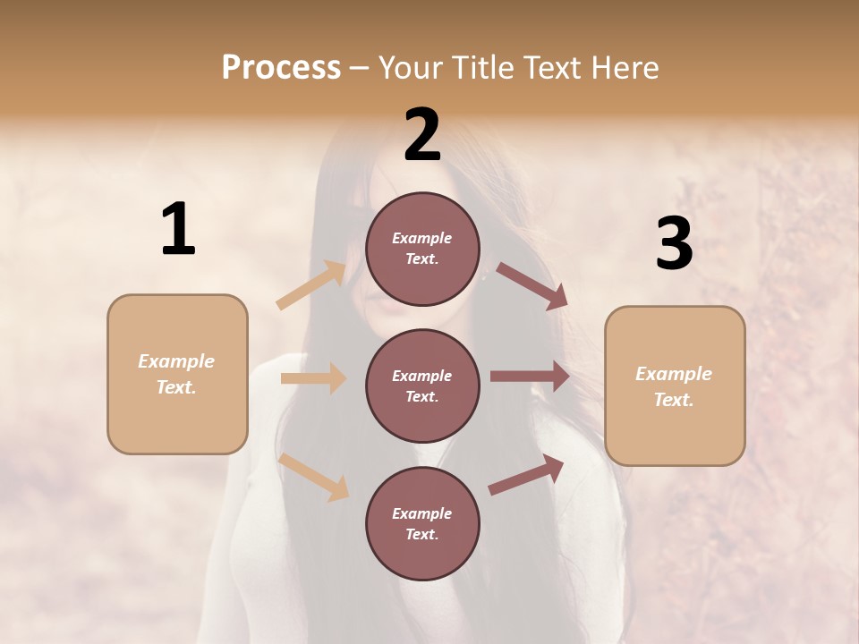 Rest Peaceful Model PowerPoint Template