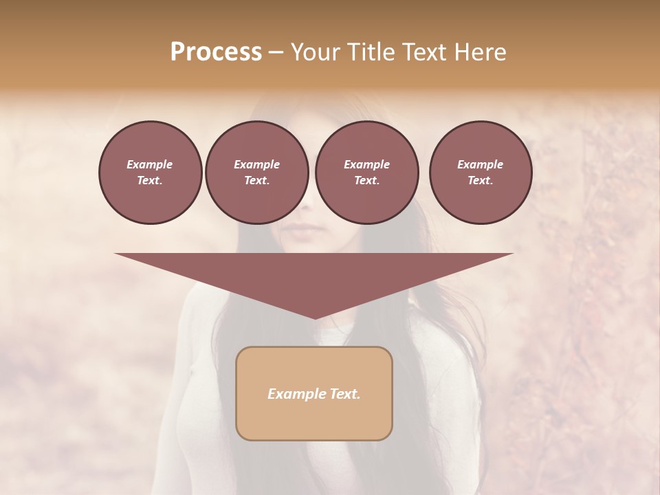 Rest Peaceful Model PowerPoint Template