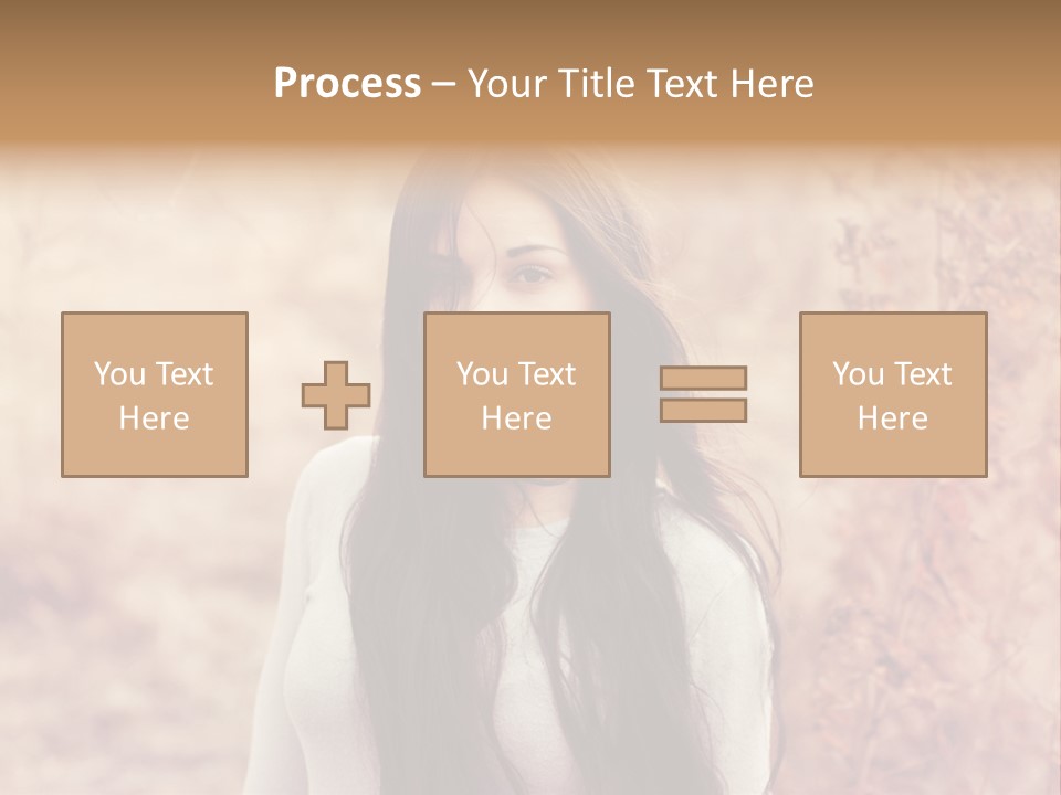 Rest Peaceful Model PowerPoint Template