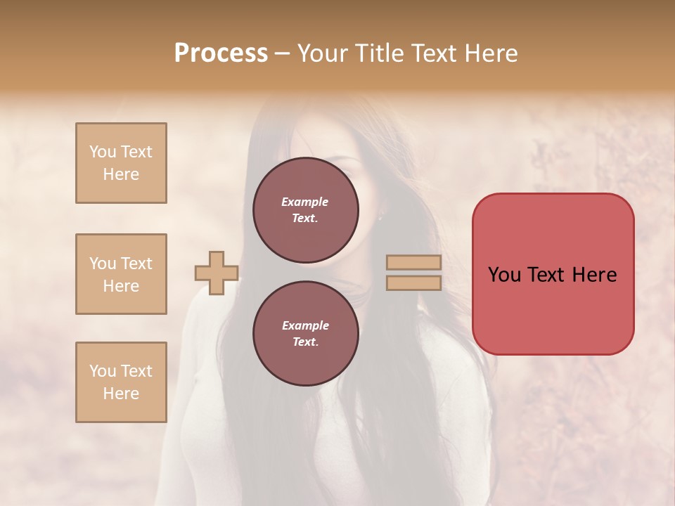 Rest Peaceful Model PowerPoint Template