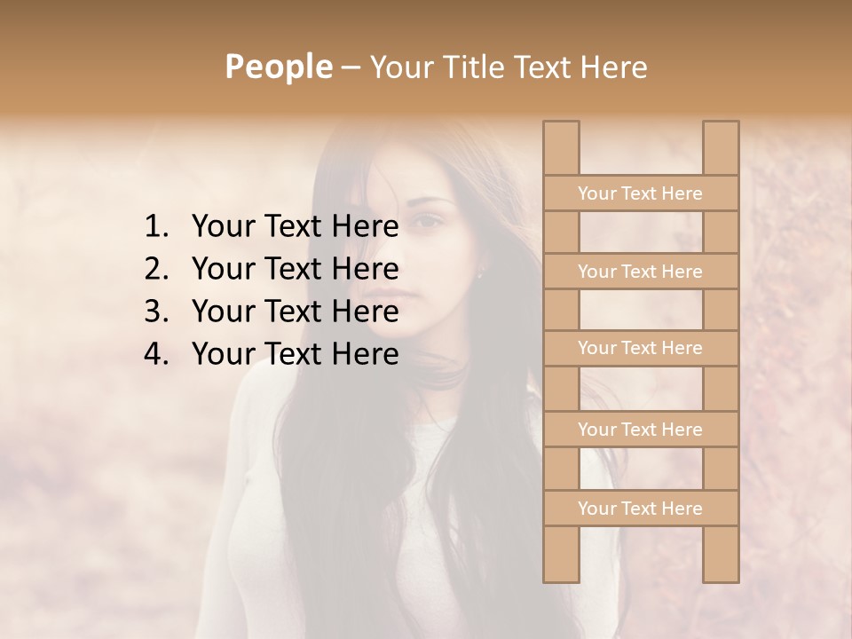 Rest Peaceful Model PowerPoint Template