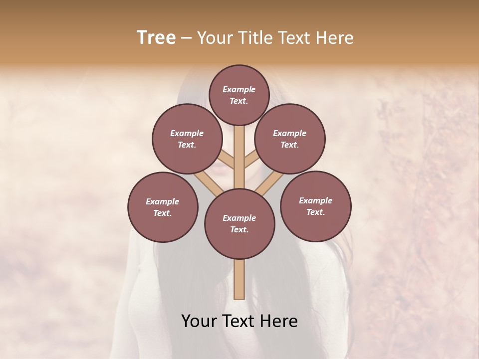 Rest Peaceful Model PowerPoint Template