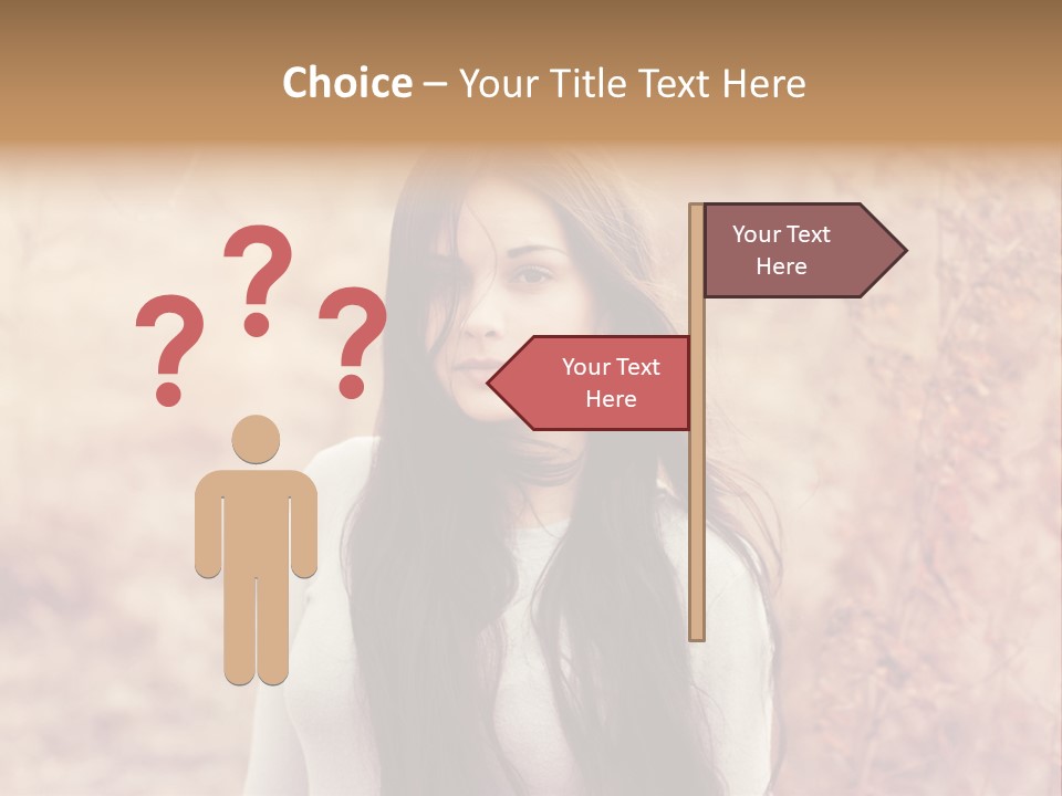 Rest Peaceful Model PowerPoint Template