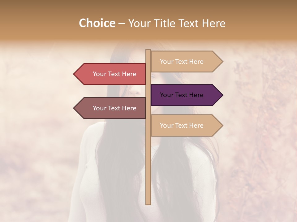 Rest Peaceful Model PowerPoint Template