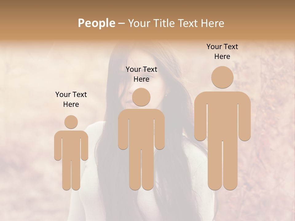 Rest Peaceful Model PowerPoint Template