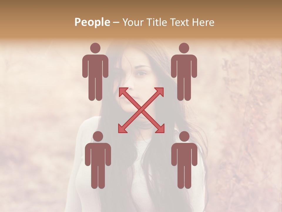 Rest Peaceful Model PowerPoint Template