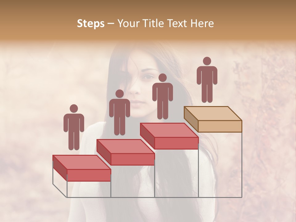 Rest Peaceful Model PowerPoint Template