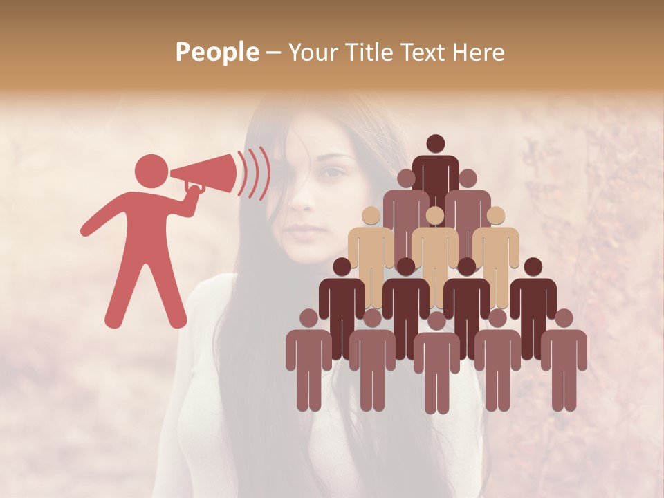 Rest Peaceful Model PowerPoint Template