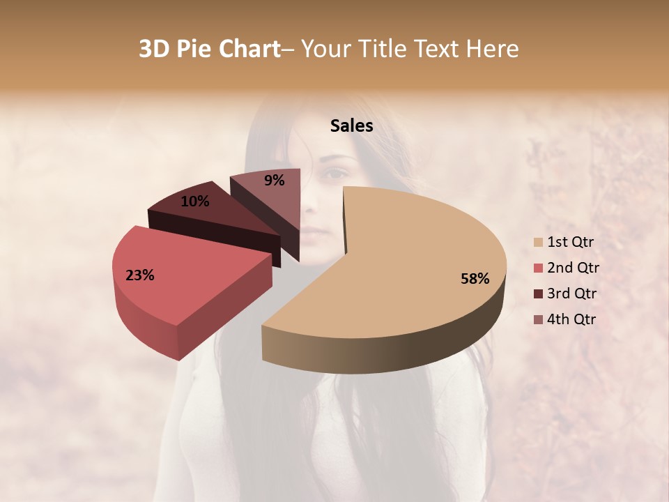Rest Peaceful Model PowerPoint Template