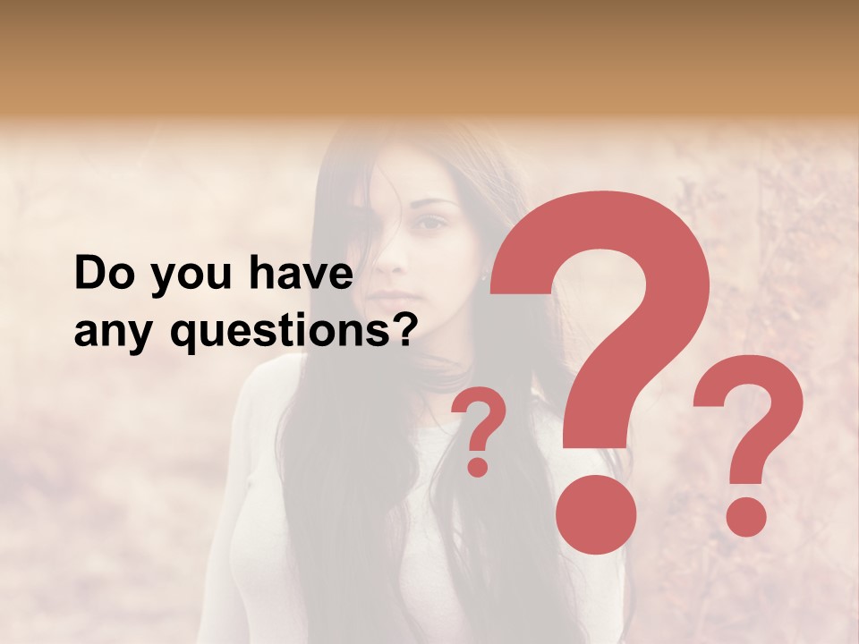 Rest Peaceful Model PowerPoint Template