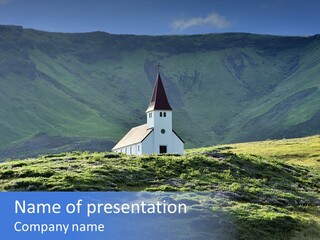 Religious Landscape Sky PowerPoint Template