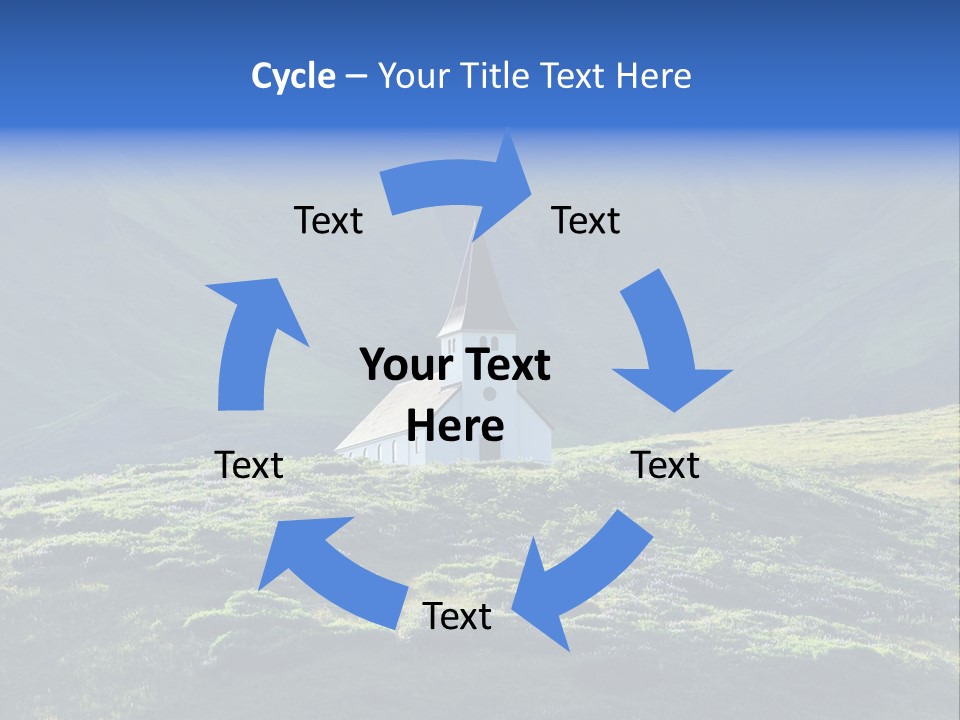 Religious Landscape Sky PowerPoint Template