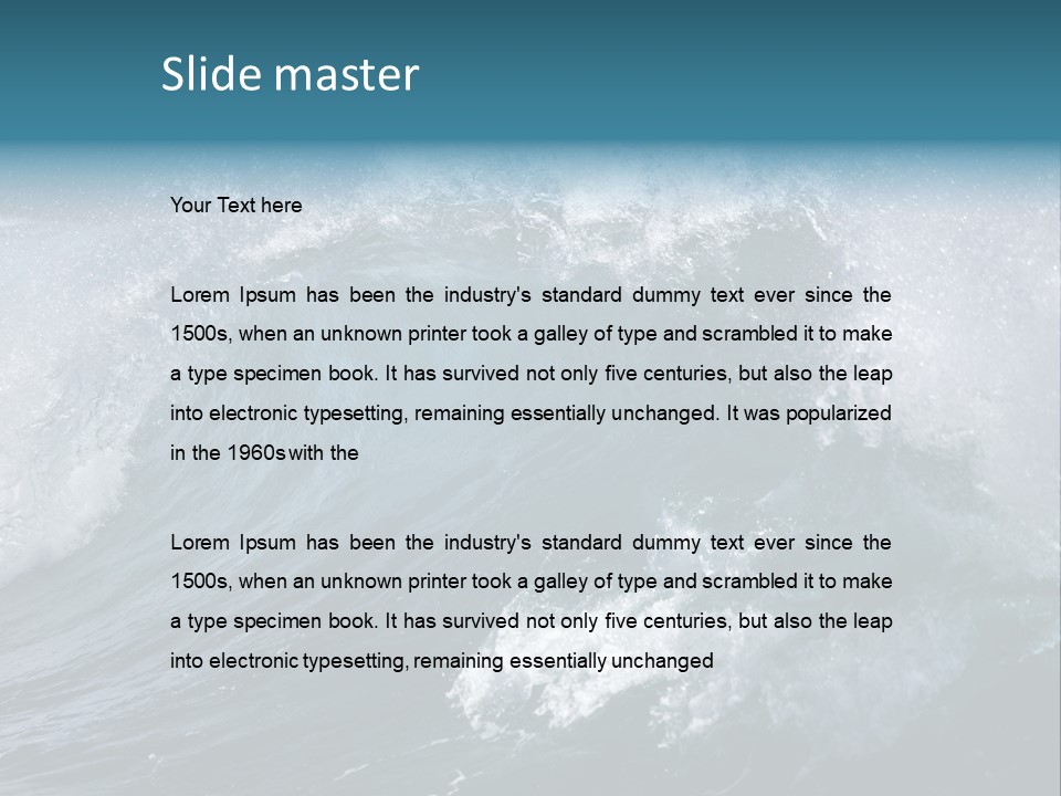 Stormy Environmental Cold PowerPoint Template