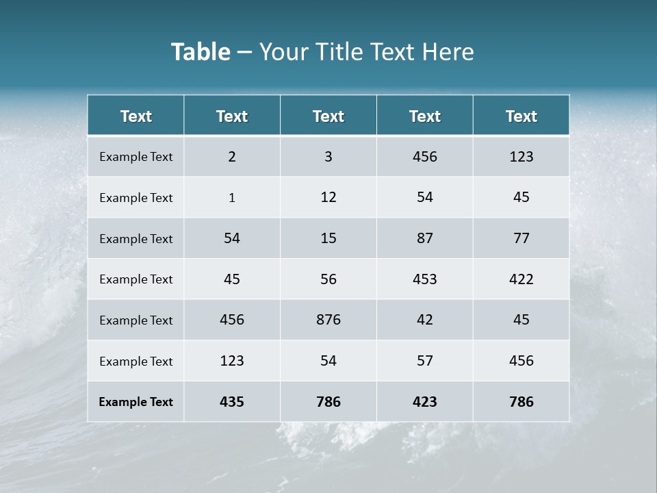 Stormy Environmental Cold PowerPoint Template