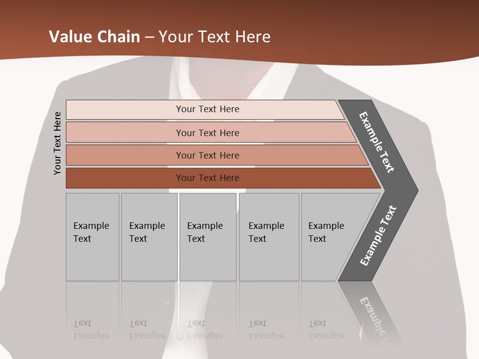 Man Standing Isolated Man Business Style PowerPoint Template