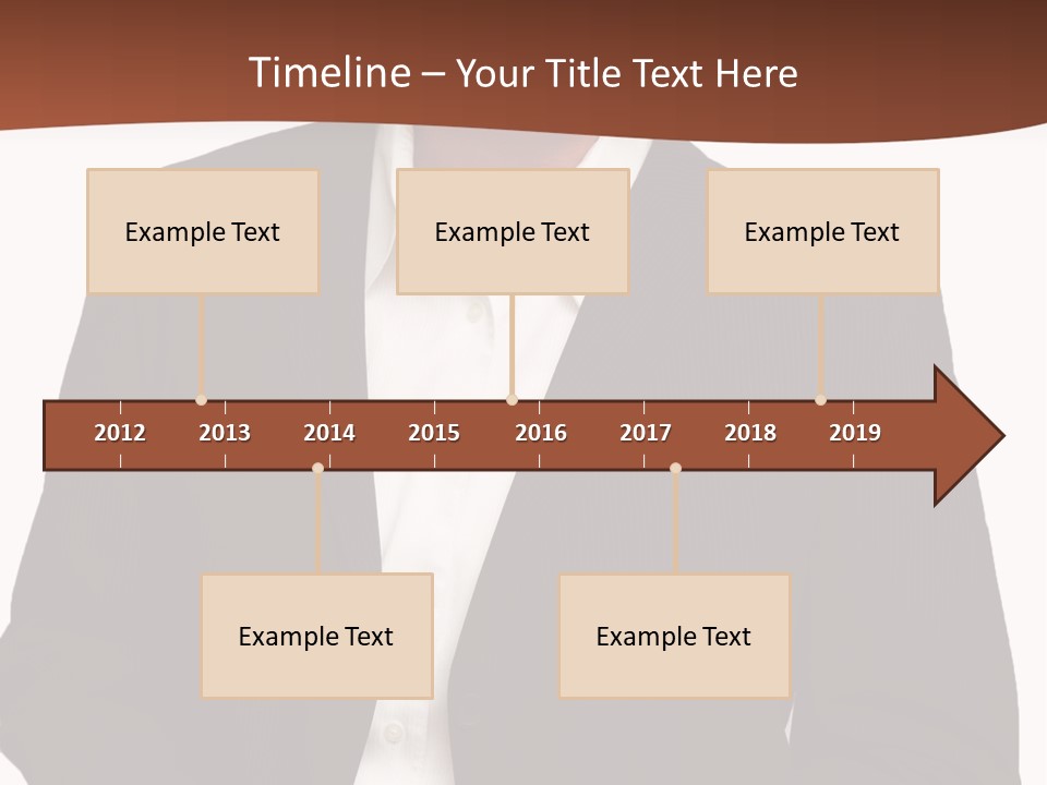 Man Standing Isolated Man Business Style PowerPoint Template