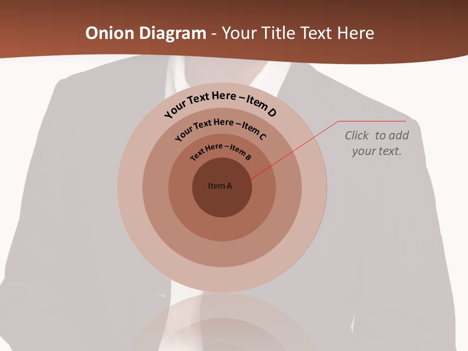 Man Standing Isolated Man Business Style PowerPoint Template