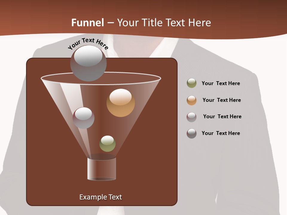 Man Standing Isolated Man Business Style PowerPoint Template