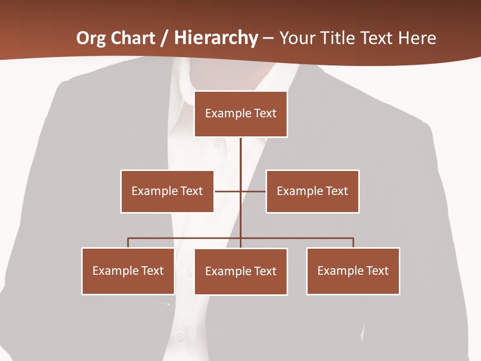 Man Standing Isolated Man Business Style PowerPoint Template