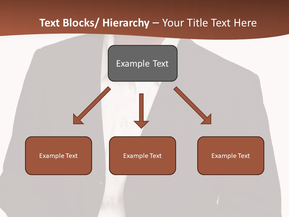 Man Standing Isolated Man Business Style PowerPoint Template