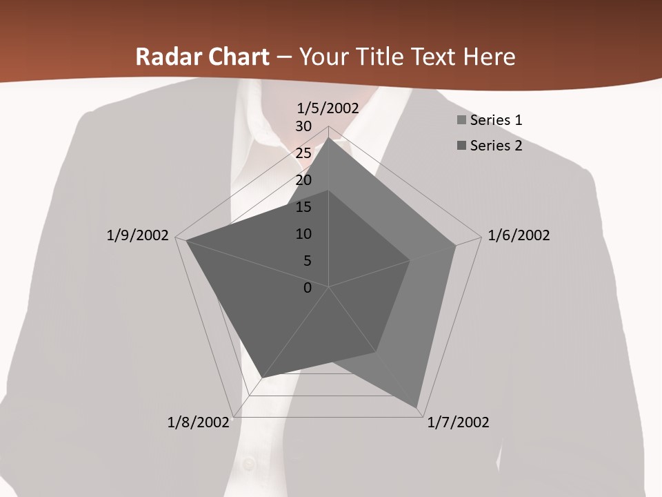 Man Standing Isolated Man Business Style PowerPoint Template