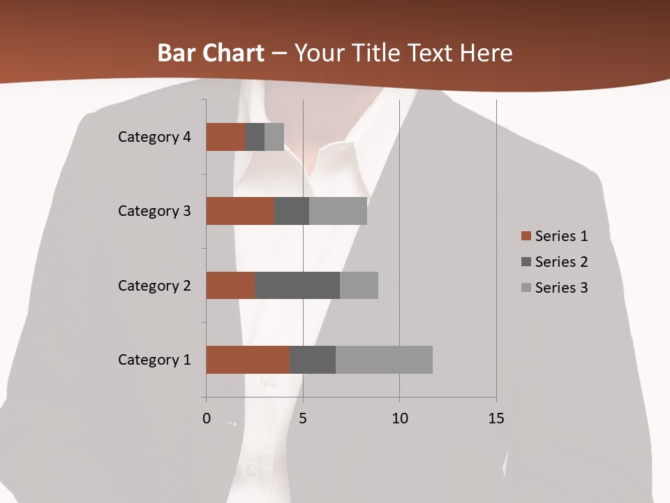 Man Standing Isolated Man Business Style PowerPoint Template